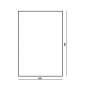 The White Space Rectangle Non-Illuminated Bathroom Mirror - 500mm X 700mm