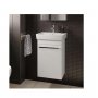 The White Space Scene 1 - Door Wall Hung Vanity Unit - Left Handed Hinge - 450mm Wide -