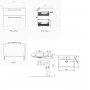 The White Space Scene 2 - Drawer Wall Hung Vanity Unit - 600mm Wide -