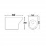 The White Space Scene Wall Hung Toilet -