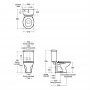 Armitage shanks Contour 21 Schools 355 Close Coupled WC Suite - White