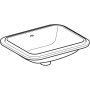 Geberit VariForm 450mm Rectangular Undercounter Basin - With Overflow