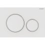 Geberit Sigma 20 Dual Flush Plate - White & Matt White