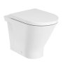 Roca The Gap Round Rimless Back to Wall Toilet