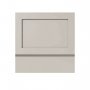 Harrogate Dovetail Grey 750mm Wooden End Bath Panel