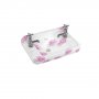 Burlington Bespoke Botanical Pink Edwardian 51cm Cloakroom Basin - 2 Tap Holes