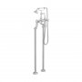 Booth & Co. Axbridge Cross Floor Standing Bath Shower Mixer - Chrome