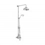 Booth & Co. Axbridge Cross 2 Outlet Exposed Shower Column - Chrome