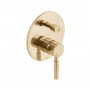 Vado Individual Origins 2 Outlet Manual Shower Valve With Diverter - Brushed Gold