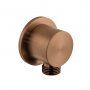 Vado Individual Round Wall Outlet - Brushed Bronze