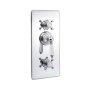 St James Traditional Concealed Thermostatic Valve with 2 way Diverter