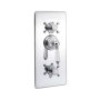 St James Traditional Concealed Thermostatic Shower Valve with Flow Valves