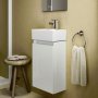 Ideal Standard Eurovit+ 35cm Guest Basin Unit with 1 Door - Gloss White