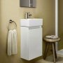 Ideal Standard Eurovit+ 35cm Guest Basin Unit with 1 Door - Gloss White