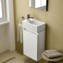 Ideal Standard Eurovit+ 35cm Guest Basin Unit with 1 Door - Gloss White