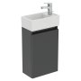 Ideal Standard Eurovit+ 35cm Guest Basin Unit with 1 Door - Mid Grey