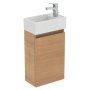 Ideal Standard Eurovit+ 35cm Guest Basin Unit with 1 Door - Natural Oak