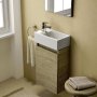 Ideal Standard Eurovit+ 35cm Guest Basin Unit with 1 Door - Natural Oak