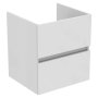 Ideal Standard Eurovit+ 50cm Wall Mounted Vanity Unit with 2 Drawers - Gloss White