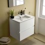 Ideal Standard Eurovit+ 60cm Wall Mounted Vanity Unit with 2 Drawers - Gloss White