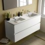 Ideal Standard Eurovit+ 120cm Wall Mounted Vanity Unit with 2 Drawers - Gloss White