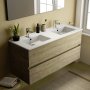 Ideal Standard Eurovit+ 120cm Wall Mounted Vanity Unit with 2 Drawers - Natural Oak