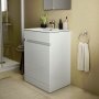 Ideal Standard Eurovit+ 60cm Floor Standing Vanity Unit with 2 Doors - Gloss White