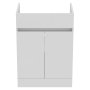 Ideal Standard Eurovit+ 60cm Floor Standing Vanity Unit with 2 Doors - Gloss White