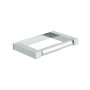 Vado Square Closed Toilet Roll Holder - Chrome