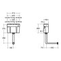 Armitage Shanks Conceala 3 Single Flush 6L Cistern, Bottom/Top Inlet, Lever Operated