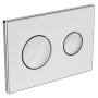 Armitage Shanks Conceala 3 Dual Flush Plate for Conceala Cisterns - Chrome