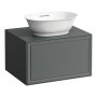 Laufen The New Classic 600mm Drawer Element for Bowl with One Drawer - Traffic Grey