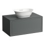 Laufen The New Classic 800mm Drawer Element for Bowl with One Drawer - Traffic Grey