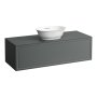 Laufen The New Classic 1200mm Drawer Element for Basin with One Drawer - Traffic Grey