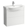 Laufen The New Classic 800mm Vanity Unit with Two Drawers - Matt White