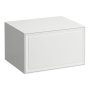 Laufen The New Classic 600mm Drawer Element for Basin (without cutout) with One Drawer - Matt White