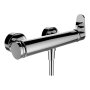 Laufen The New Classic Wall Mounted Single Lever 1 Outlet Shower Mixer with Hose - Chrome