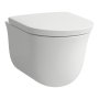 Laufen The New Classic Rimless Wall Hung Toilet Pan - White