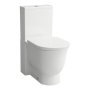 Laufen The New Classic Rimless Close Coupled Toilet (Rear/Side Inlet) - White