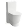 Laufen The New Classic Rimless Close Coupled Toilet (Rear/Side Inlet) - Matt White