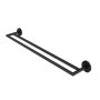 Abacus Iso Pro Double Towel Rail - Matt Black