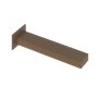 Abacus Plan Wall Mounted Bath Spout - Brushed Bronze