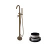 Abacus Iso Freestanding Bath-Shower Mixer - Brushed Bronze