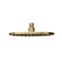 Abacus Emotion Round Fixed Shower Head 250mm - Brushed Brass