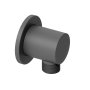 Abacus Emotion Round Wall Outlet Shower Valve - Anthracite