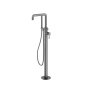 Abacus Iso Pro Freestanding Bath-Shower Mixer - Anthracite