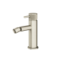 Abacus Iso Pro Mono Bidet Mixer - Brushed Nickel