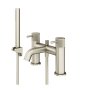 Abacus Iso Pro Deck Mounted Bath-Shower Mixer - Brushed Nickel