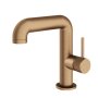 Abacus Iso Pro Mono Basin Mixer Side Handle - Brushed Bronze