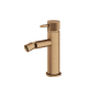 Abacus Iso Pro Mini Mono Bidet Mixer - Brushed Bronze